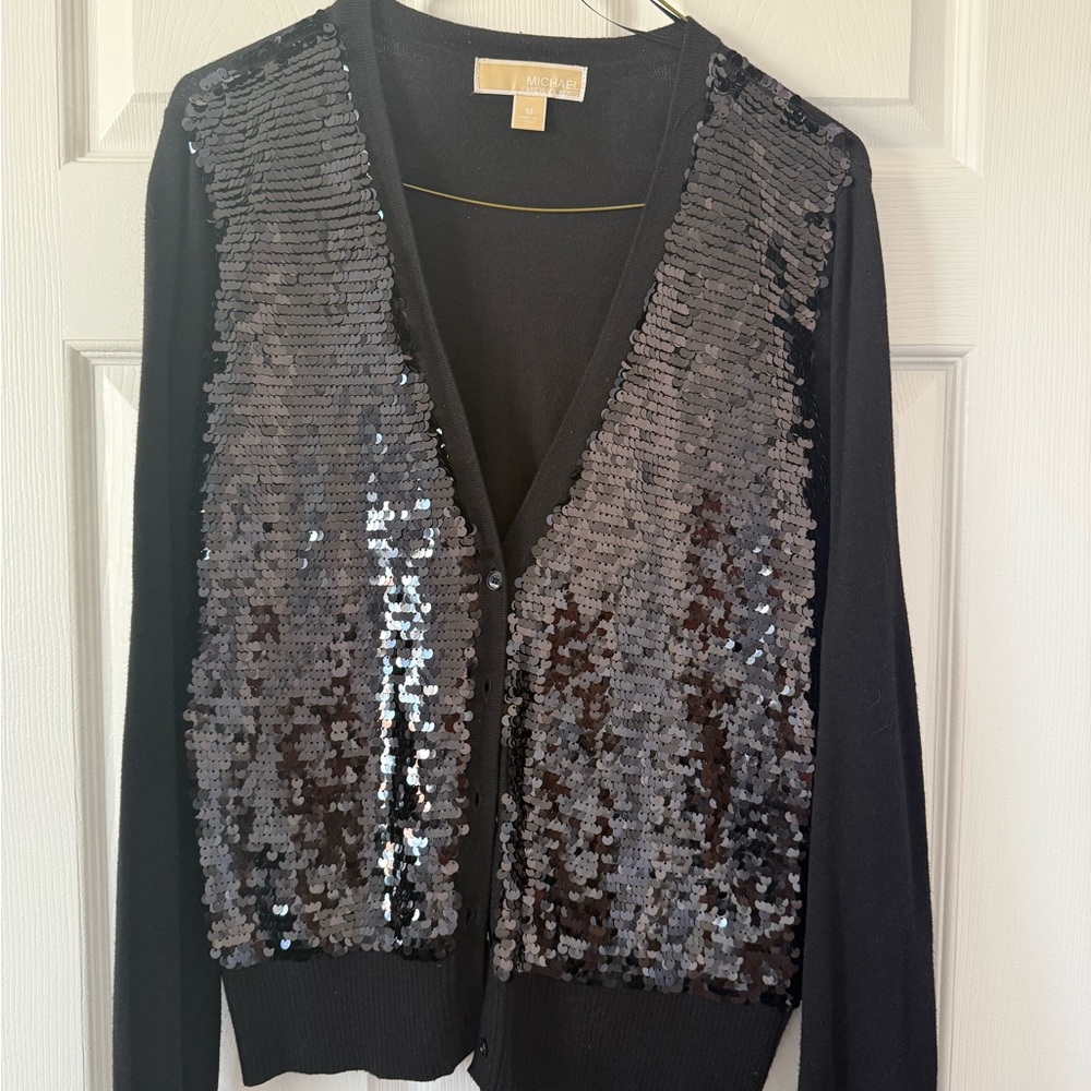 Michael Kors Sequin Cardigan